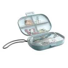 7-compartment Portable Travel Pill Storage Box