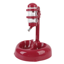 Herzförmiger Wasserspender für Haustiere, 27,5 23,5 cm, Rot