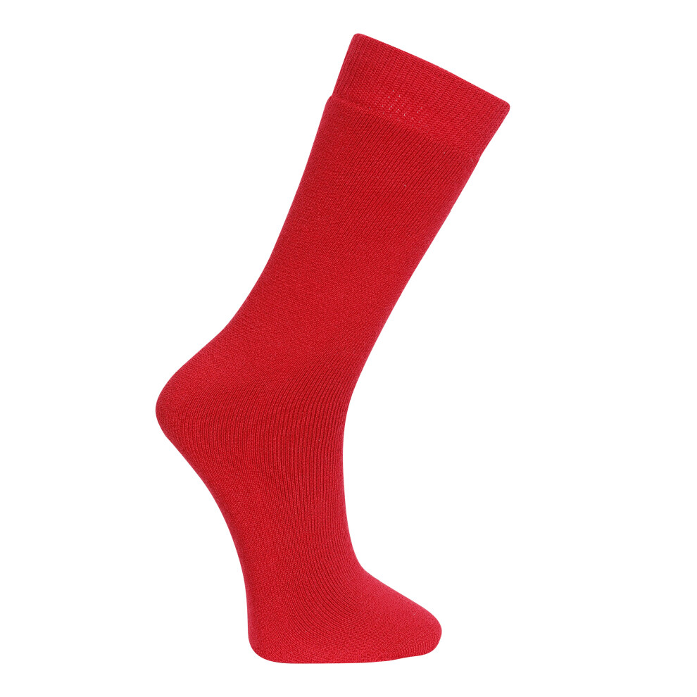 Trespass (4/11, Red) Tubular Adults Luxury Ski Tube Socks