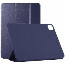 Pu Leather Tablet Case for Ipad Pro 12.9-inch (2020) Horizontal Flip Ultra-thin Double-sided Clip-on Magnetic with Triple Folding Stand And Sleep