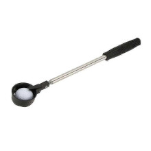 Retractable Stainless Steel Ball Pick Up Bat (1, Black)