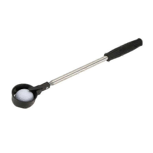 Retractable Stainless Steel Ball Pick Up Bat (1, Black)
