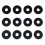 12pcs Guitar Strap Lock Guitar Strap Block Guitar Protector 2