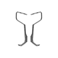 For 2015-2022 Soft Carbon Fiber Car Steering Wheel Cover Trim Sticker Decal Interior Accessories