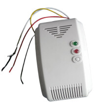 Kleine gaslekdetector met dubbele alarmsignalen 12V voeding voor