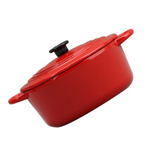 Miniatuur soeppan keuken kookgerei model beeldje perfect-Rood