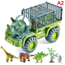 Car Toy Dinosaurs Transport Car Carrier Truck Toy Pull Back Vehicle Toy