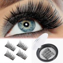 Magnetic Eyelashes And Eyeliner Kit 4 Pcs Reusable 3d Magnetic Lashes
