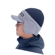 Unisex verstelbare hoed grote randhoed minimalistische-Zwart 1