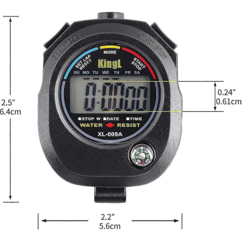 Digital Stopwatch Timer - Interval Timer with Large Display 1