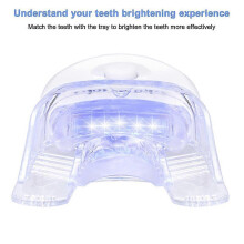 Teeth Whitening Kit with Led Light, Organic Peroxide Teeth Whitening Gel - Fast Teeth Whitening for Sensitive Teeth