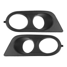 Front Bumper Foglight Cover for E46 M3 2001-2006 - Dual Holes Car Accessory (Matte Black) - Pack of 2,z