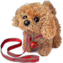 Electronic Interactive Plush Husky Dog Toy - Walking, Barking, Tail Wagging, Stretching Companion Animal for Kids,z