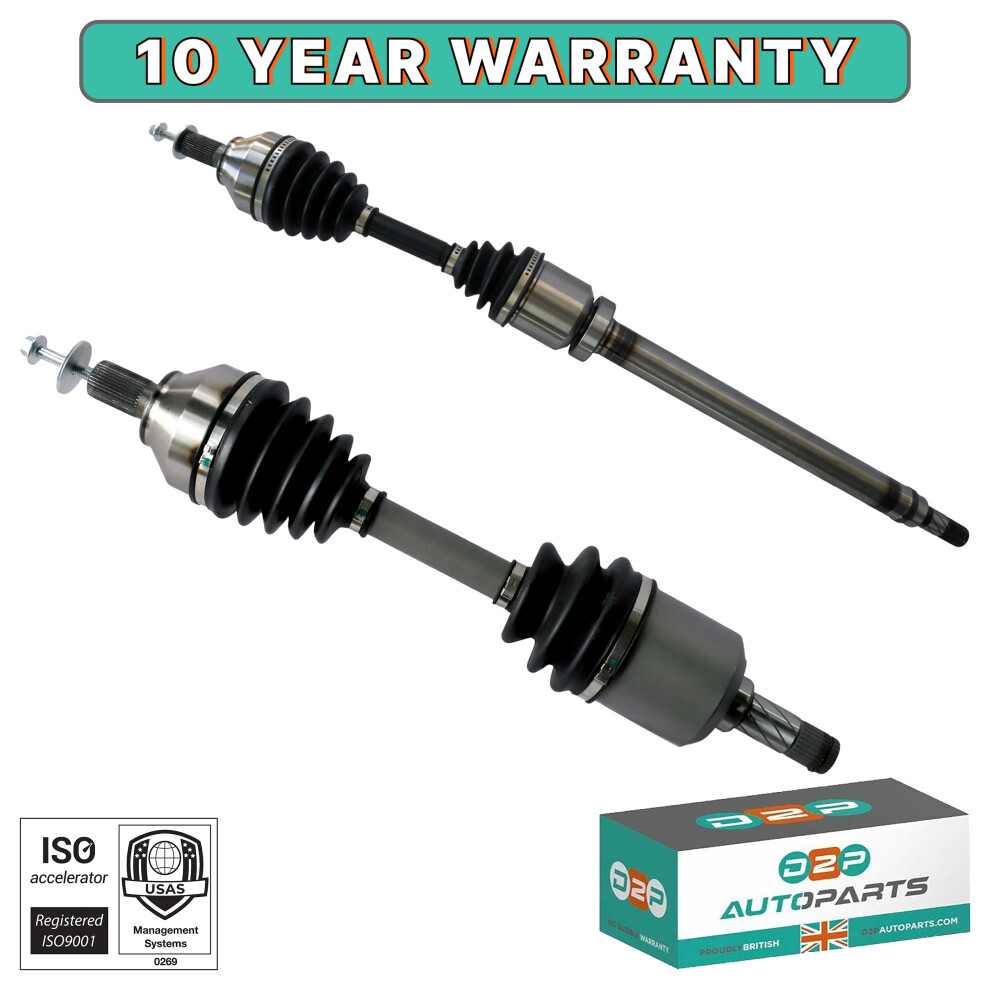 Front Driveshafts Pair For Ford Focus Mk2 And Volvo C30, C70 Mk2, S40 Mk2, V50 5056167498346