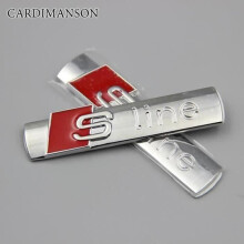 Runmenb*Pour Audi A1 A3 A4 A5 A7 Q1 Q3 Q5 Q7 emblème de voiture autocollant badge sline, voiture style