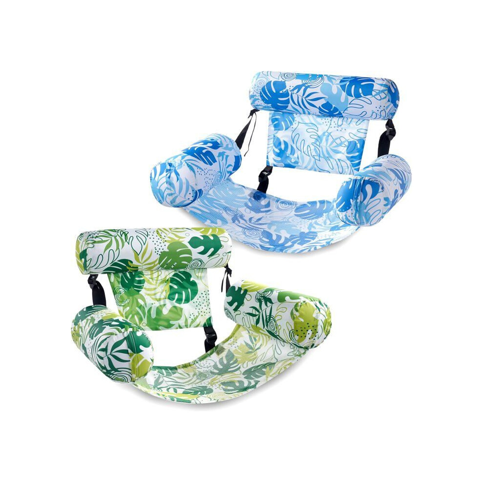 Inflatable Pool Floats for Adults, Set of 2 Floating Loungers, Inflatable Pool Toys for Adults, Floating Chair