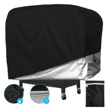 SURENHAP Barbecue Cover - High-Quality PVC UV and Rain Protection - White - 80 x 66 x 100 cm