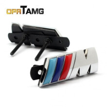 3d Métal M Puissance Avant De La Voiture Grille Emblème Chrome Badge Logo En Styling Pour Bmw E36 E30 E34 E46 E39 E60 #54