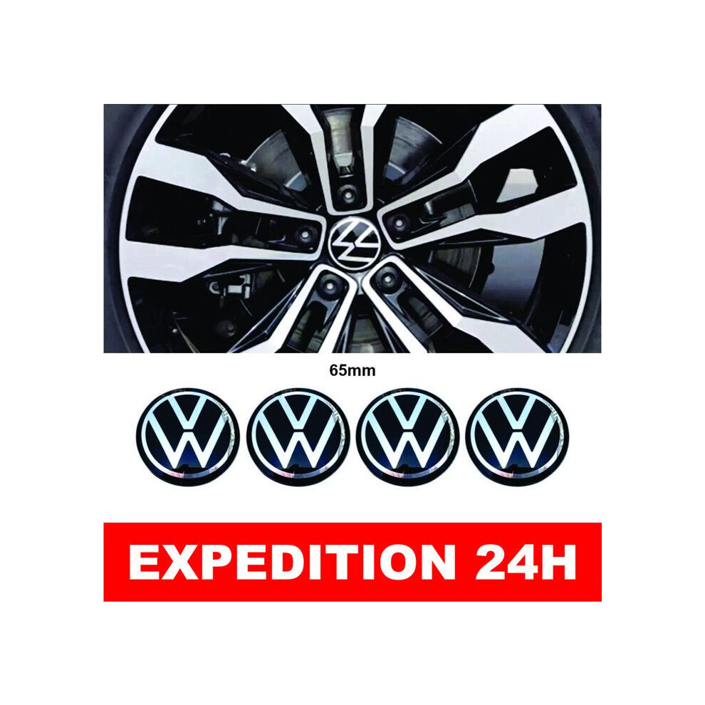 4Pcs X Wheel Center Caps Hubcaps Vw 65Mm Volkswagen 3B7 601 171 3201573256819