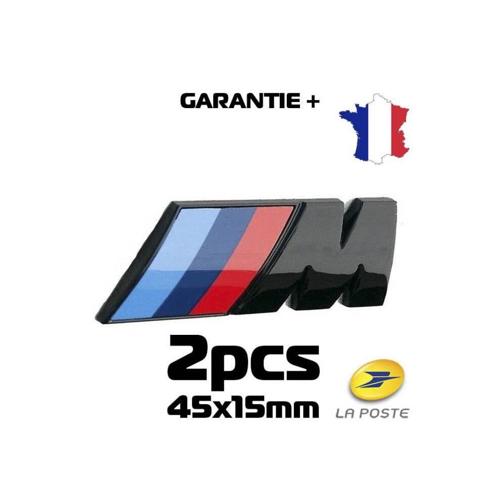 Bmw M3 M Logo Gloss Adhesive 45X15mm Black 3469166287514