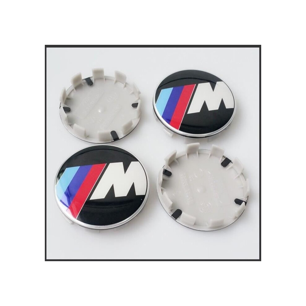 Bmw M Logo Clip-On Wheel Center Hub Cap For 68Mm Rims 5745982173285