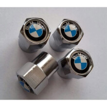 Valve cap - BMW - LBQ58 - Chrome - 1.1cm x 0.9cm - Universal