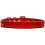 Red Leather Dog Collar with Lead Sleeve 1