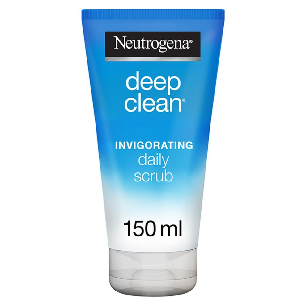 Neutrogena Deep Clean Invigorating Face Scrub | Exfoliating Facial Scrub for Normal & Combination Skin - 150ml