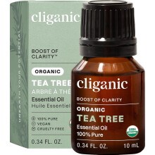 Cliganic Organic Tea Tree Essential Oil, 100% Pure Natural, for Aromatherapy | Non-GMO Verified (Tea Tree)