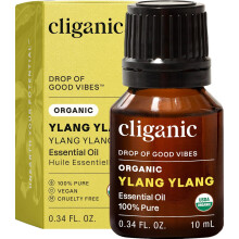 Cliganic Organic Ylang Ylang Essential Oil, 100% Pure Natural for Aromatherapy | Non-GMO Verified (Ylang Ylang)