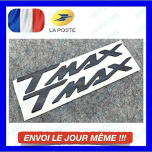 3D-stickers voor Yamaha T-MAX 500 530 560, zwart T-MAX-logo-embleem