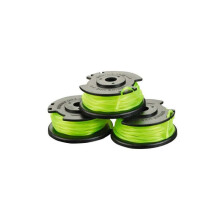 Pack of 3 RYOBI 2mm single twisted line spools for RAC143 cordless grass trimmer