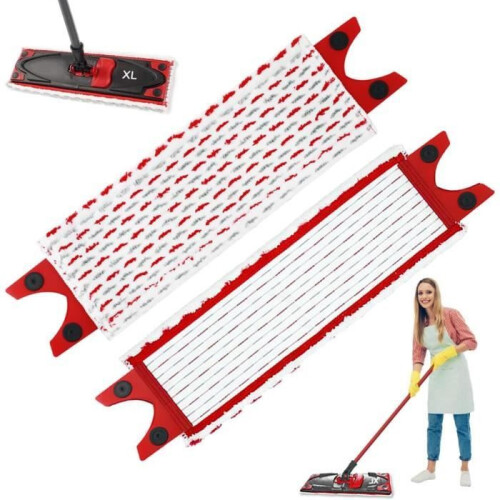Refill for mop - VILEDA - UltraMax XL - Microfiber - 51x14 cm - Red
