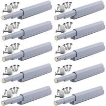 Push-to-open magnetic latches: These magnetic push-open latches open and close the door with a simple press (10 pieces).