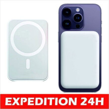 External Battery - ZISONIX - Magsafe - 5000mAh - Wireless Charging - Compatible with iPhone and Samsung