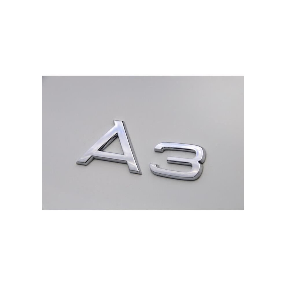 Car Brand Badge, A3 Audi Chrome Trunk Logo, Car Emblem, Badge 4885182354624