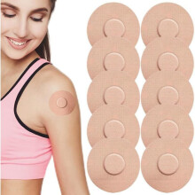 30 samolepiacich náplastí Freestyle Libre, 7,5 x 7,5 cm, vodeodolné náplasti pre senzory Freestyle Libre 1, 2 a 3 - Plas Waterproof Pro