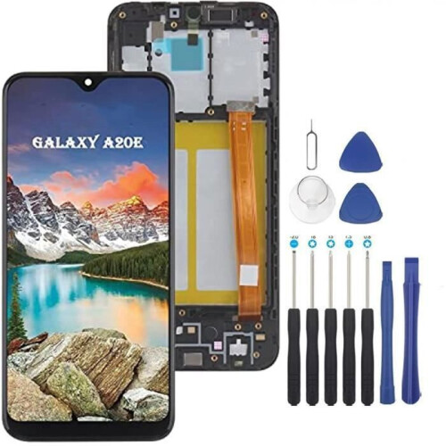 Οθόνη LCD Samsung Galaxy A20e SM-A202F με οθόνη αφής και μαύρο πλαίσιο + κιτ εργαλείων