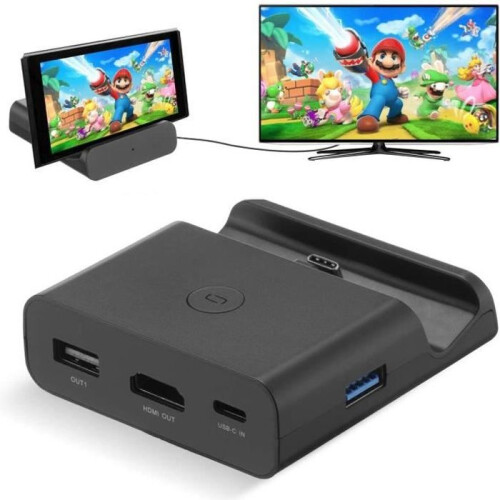 Nintendo Switch -sovitin - korvaa Nintendo Switchin kannettavan TV-telakan.