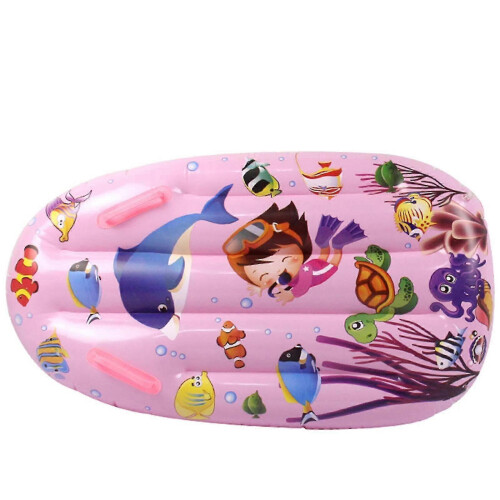 Inflatable water buoyancy board swim ring water ski thickening float
