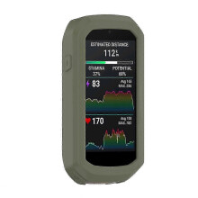 (Dark Green) For Garmin Edge 1050 Silicone Protective Case Bike Cycling Computer Cover-red,zxl