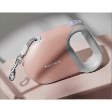 Retractable Dog Lead 5m Reflective Rope Extendable Training Lead for Small Medium Dogs Cats - Pink Color,zxl