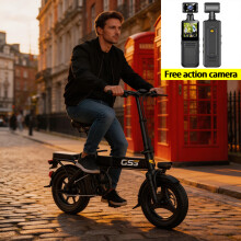 14" Folding Electric Bike. Adult eBike with 250W Motor, 48V15AH Battery