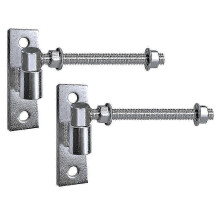 Wood Fence Gate Hinges Heavy Duty Welded Steel J-Bolt Hinge for Farmyard Garden Fence,zxl