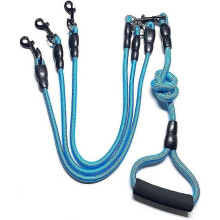 Shxx 3 In 1 Durable Nylon Dog Leash with Padded Handle, 360 Swivel Tangle Free Climbing Rope Detachable Pet Leash, Leash for Small Dogs Xq-pc180