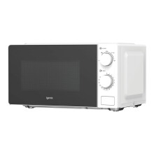 Manual Microwave, 700 W, 20 Litre, 35 Minute Timer, White, Igenix IGMS02071W