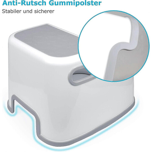 Children's Step Stool - Children's Step Stool Is Used for Toilet Urination Training, Solid Children's Bathroom Stool, Non-slip Soft Grip 1