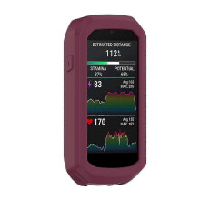 (Wine Red) For Garmin Edge 1050 Silicone Protective Case Bike Cycling Computer Cover-red,zxl