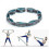 (Blue) Stretch Strap With Loop S - Resistance Band Elastic Stretching Strap Hand/for Exercise,zxl 1