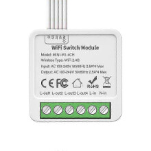 (4pcs 3) Wifi Tuya 1/2/3/4 Gang Smart Switch 2 Way Control Automation Module Smart Life Voice Control With Alexa Google Home Yandex Alice